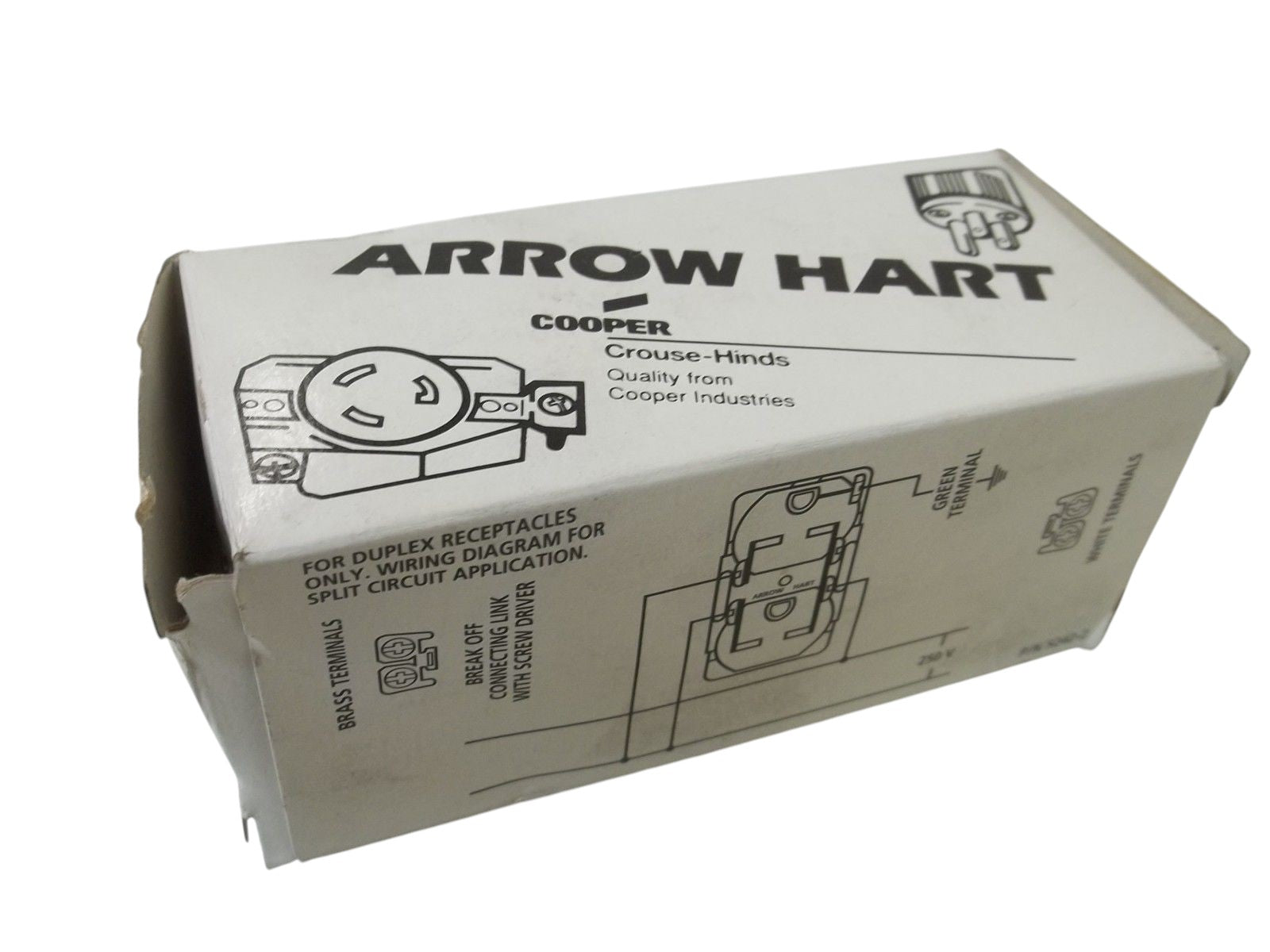 ARROW HART 5662 DOUBLE RECEP.  NSMP