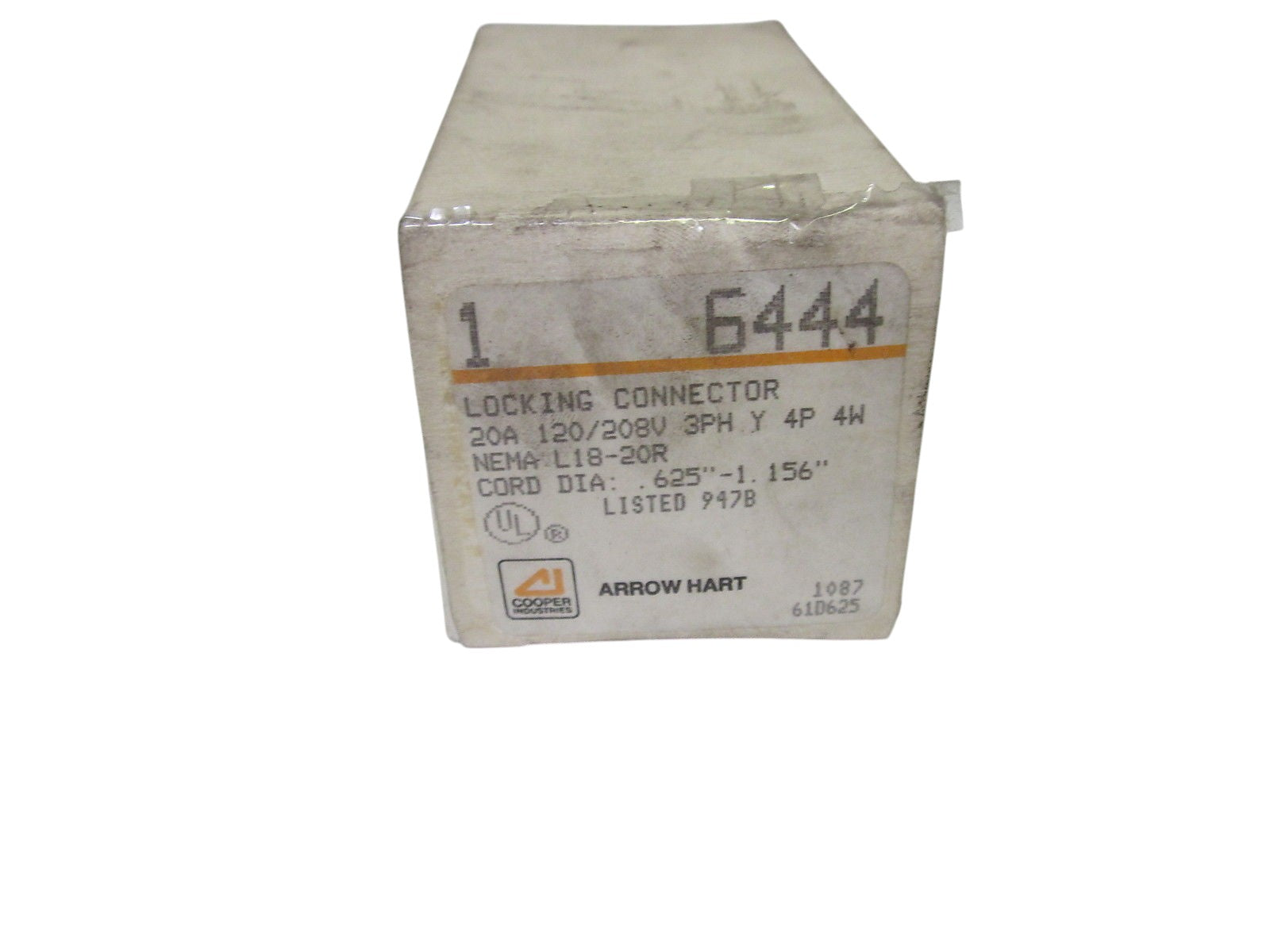 ARROW HART 6444 LOCKING CONNECTOR 20A 120/208V  NSMP