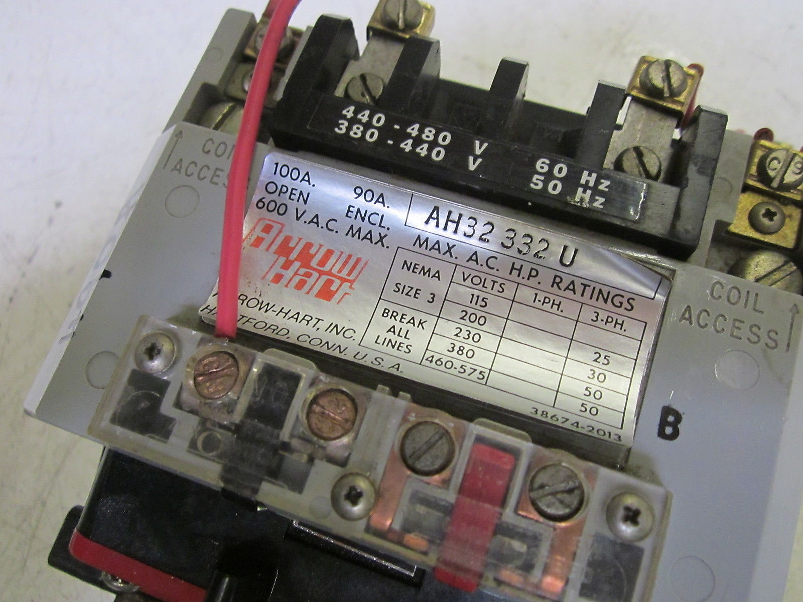 ARROW HART AH32 332 U STARTER SIZE 3 UNMP