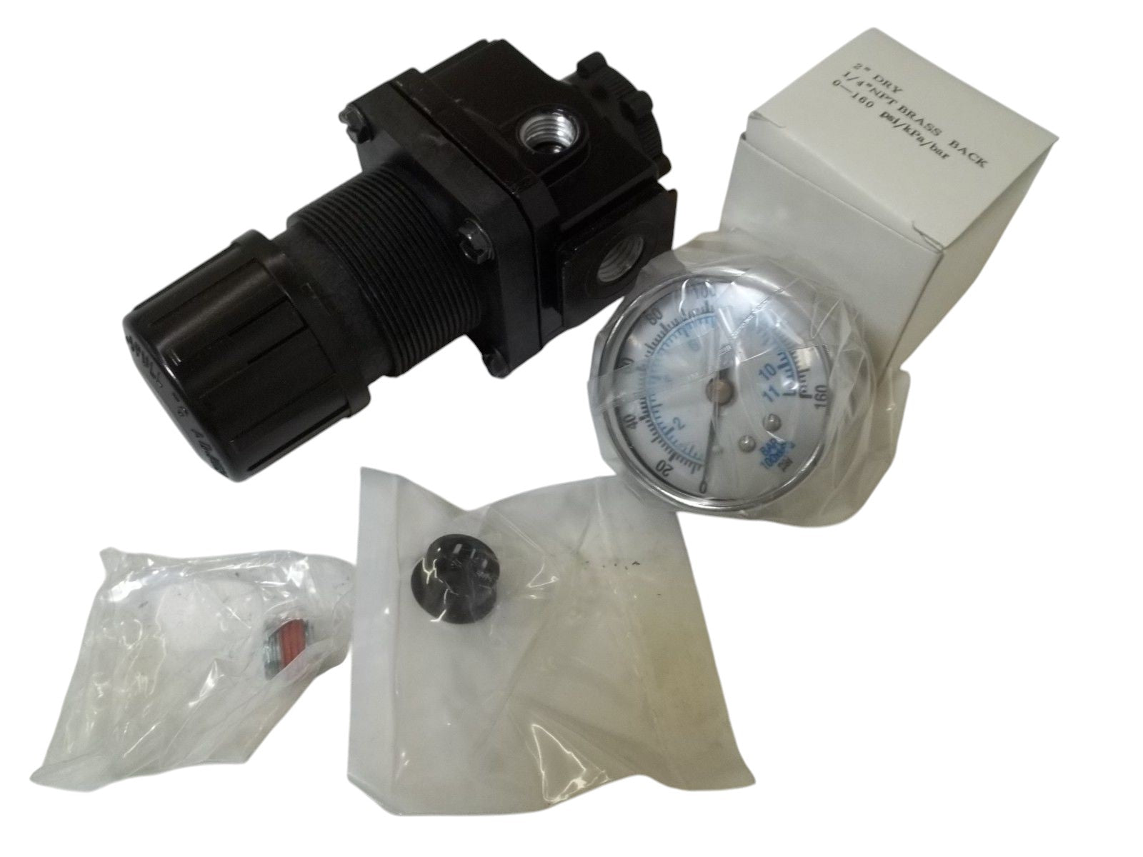ARROW PNEUMATIC MODEL R352 125 REGULATOR W/GAUGE(AS PICTURED) NSNP