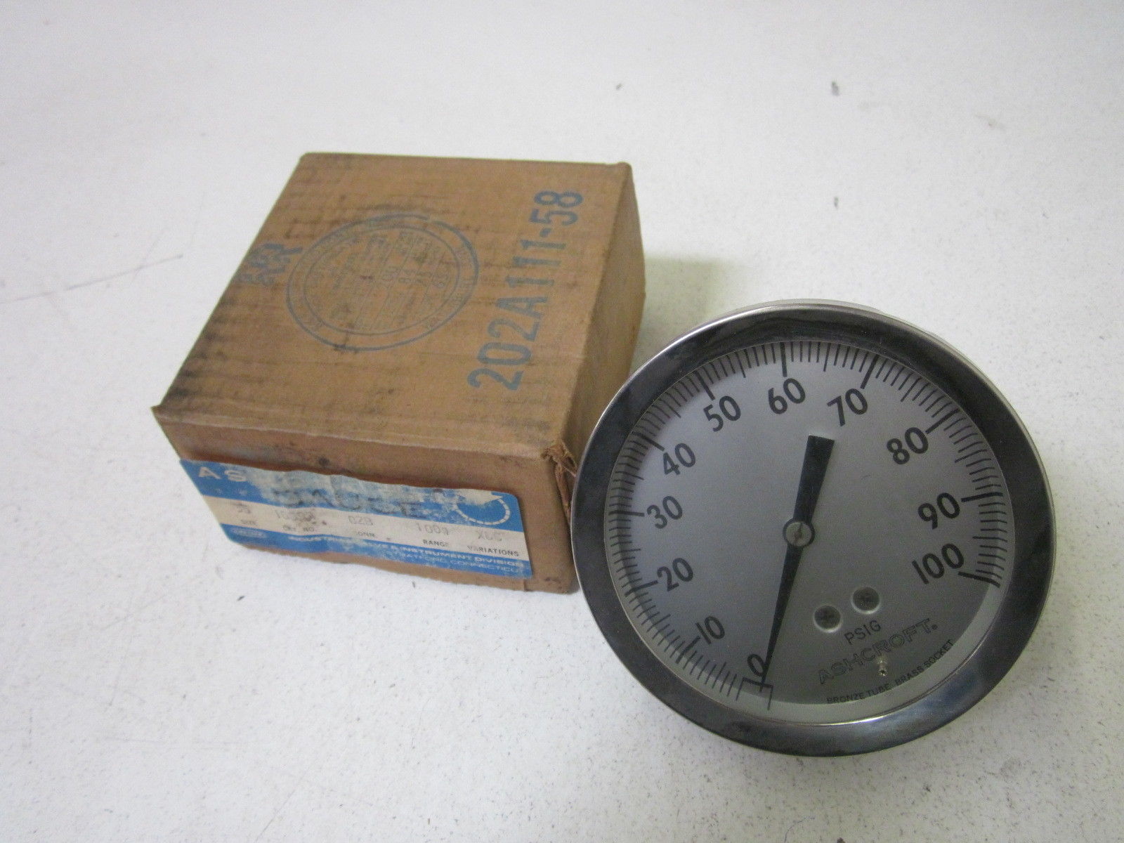 ASCHCROFT 1009M GAUGE 0-100 NSMP