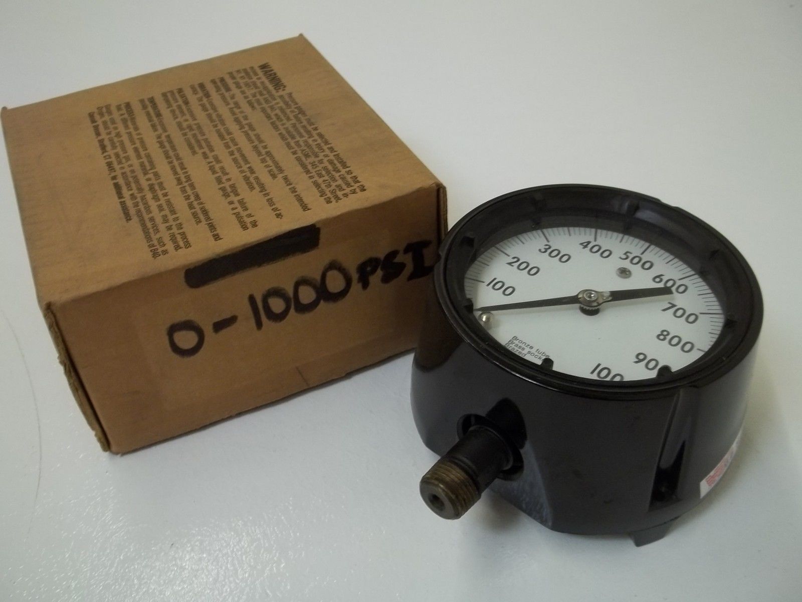 ASCHROFT GAUGE 0-1000PSI UNMP