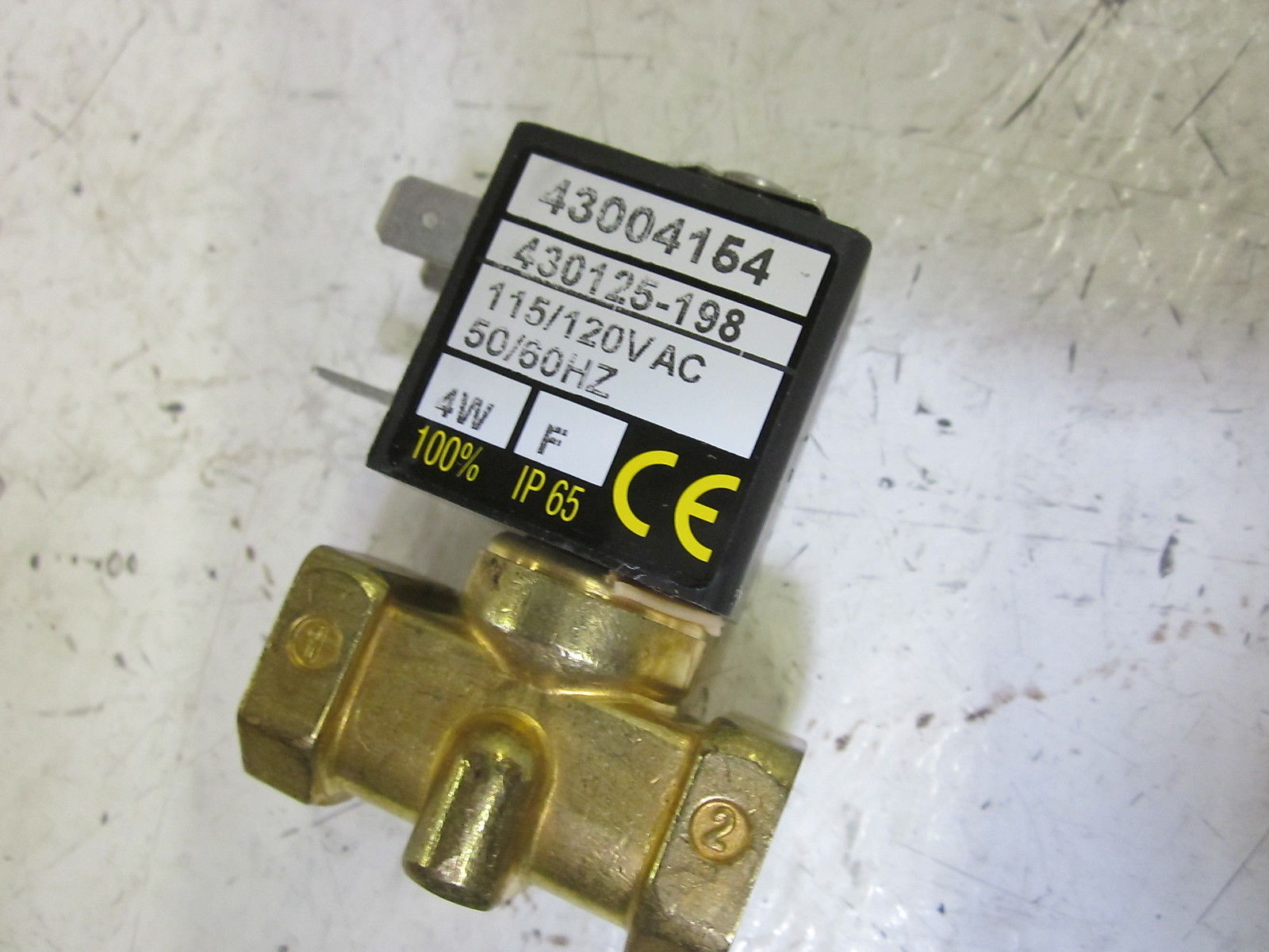 ASCO 10600209 BRASS VALVE 1/4" 24V NSMP