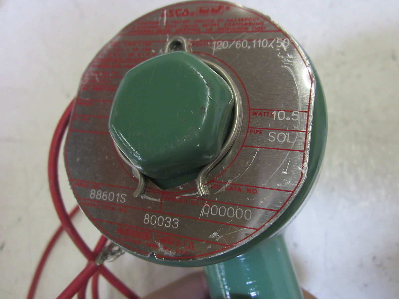 ASCO 80033 RED-HAT VALVES 110/120V UNMP