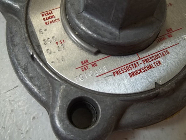 ASCO TG10A11 GAUGE PRESSURE TYPE TRANSDUCER UNMP