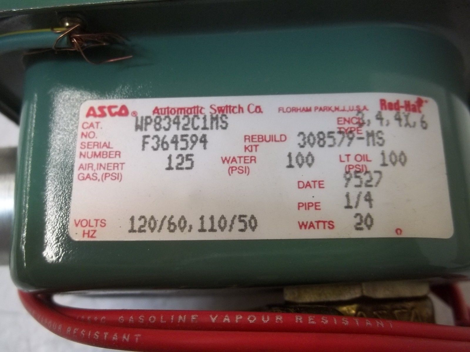 ASCO WP8342C1MS UNMP