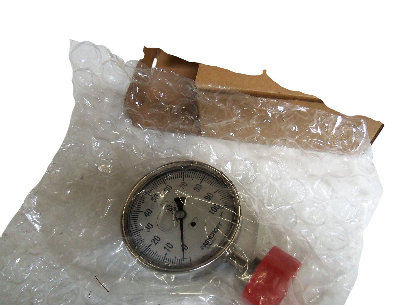 ASHCROFT 351032SL15L-100# PRESSURE GAUGE 0-100 PSI NSMP
