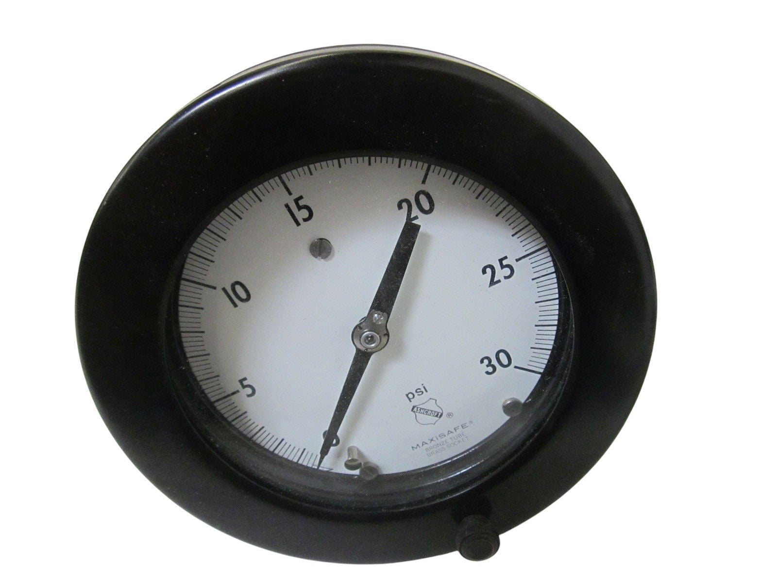 ASHCROFT 451377AS02B-30# PRESSURE GAUGE 0-30 PSI NSMP