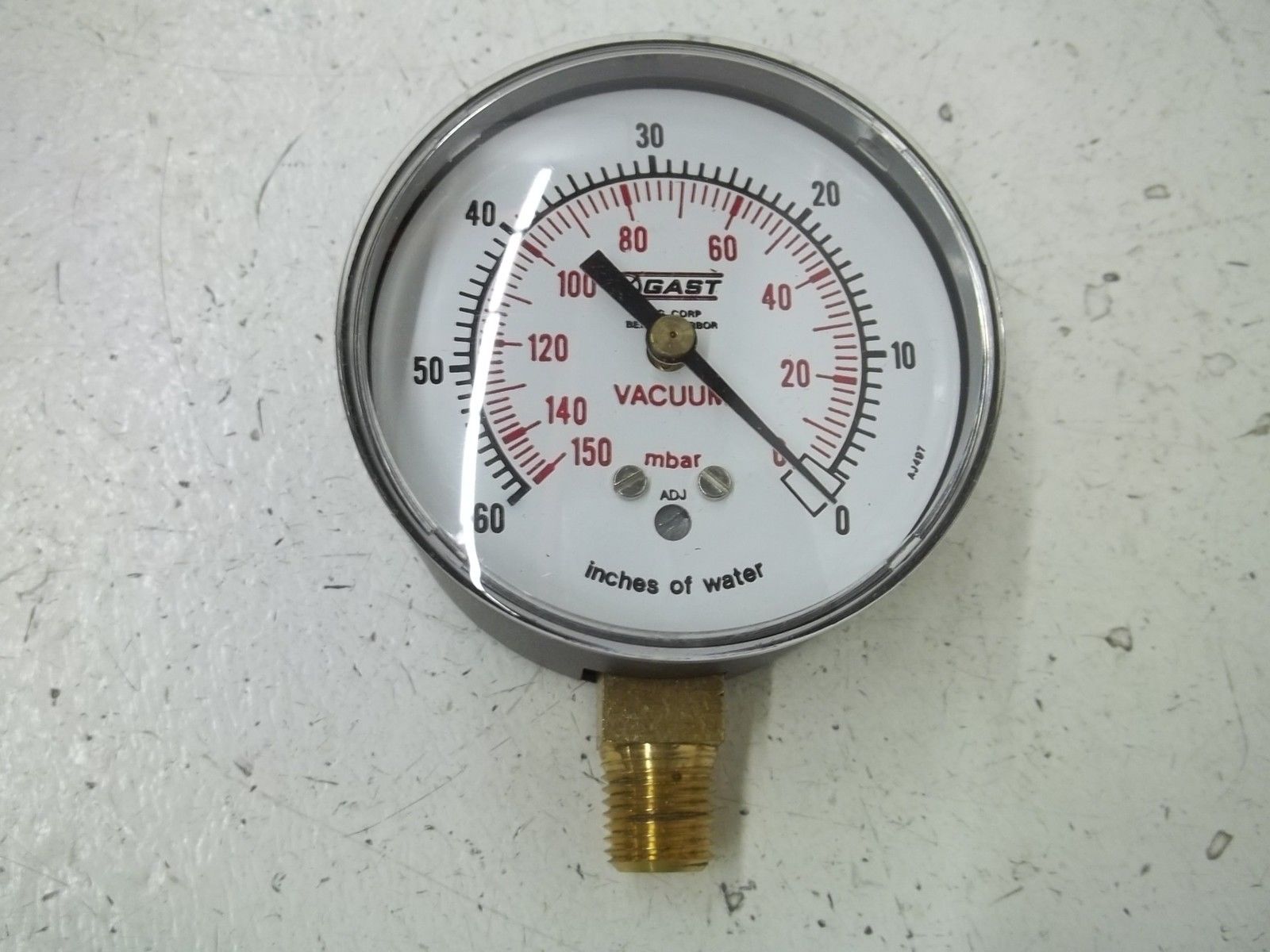 ASHCROFT 1490A02L150MBRV/IW VACUUM GAUGE NSMP