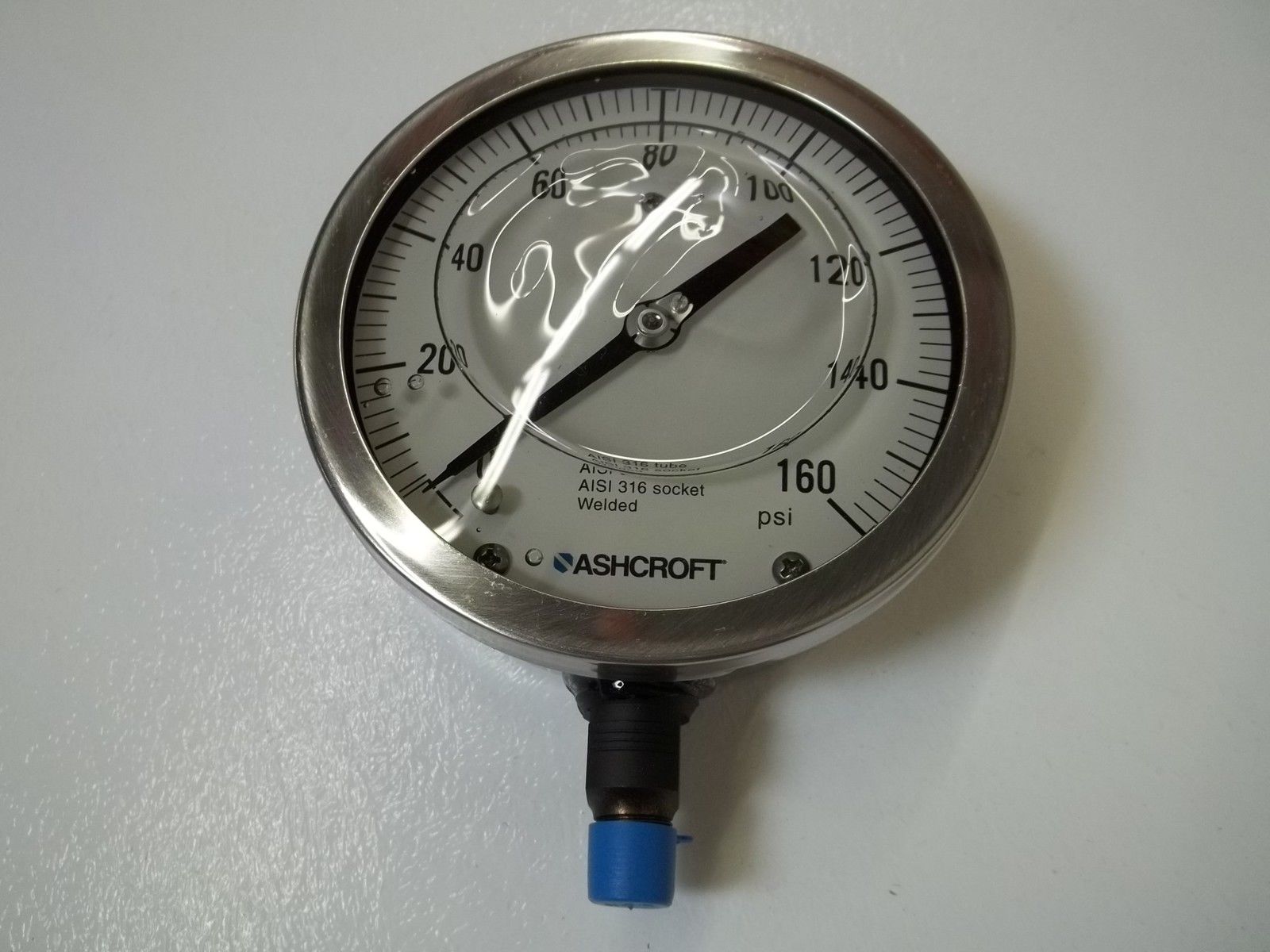 ASHCROFT 451009SL02L-160# DURAGAUGE 0-160 PSI NSMP