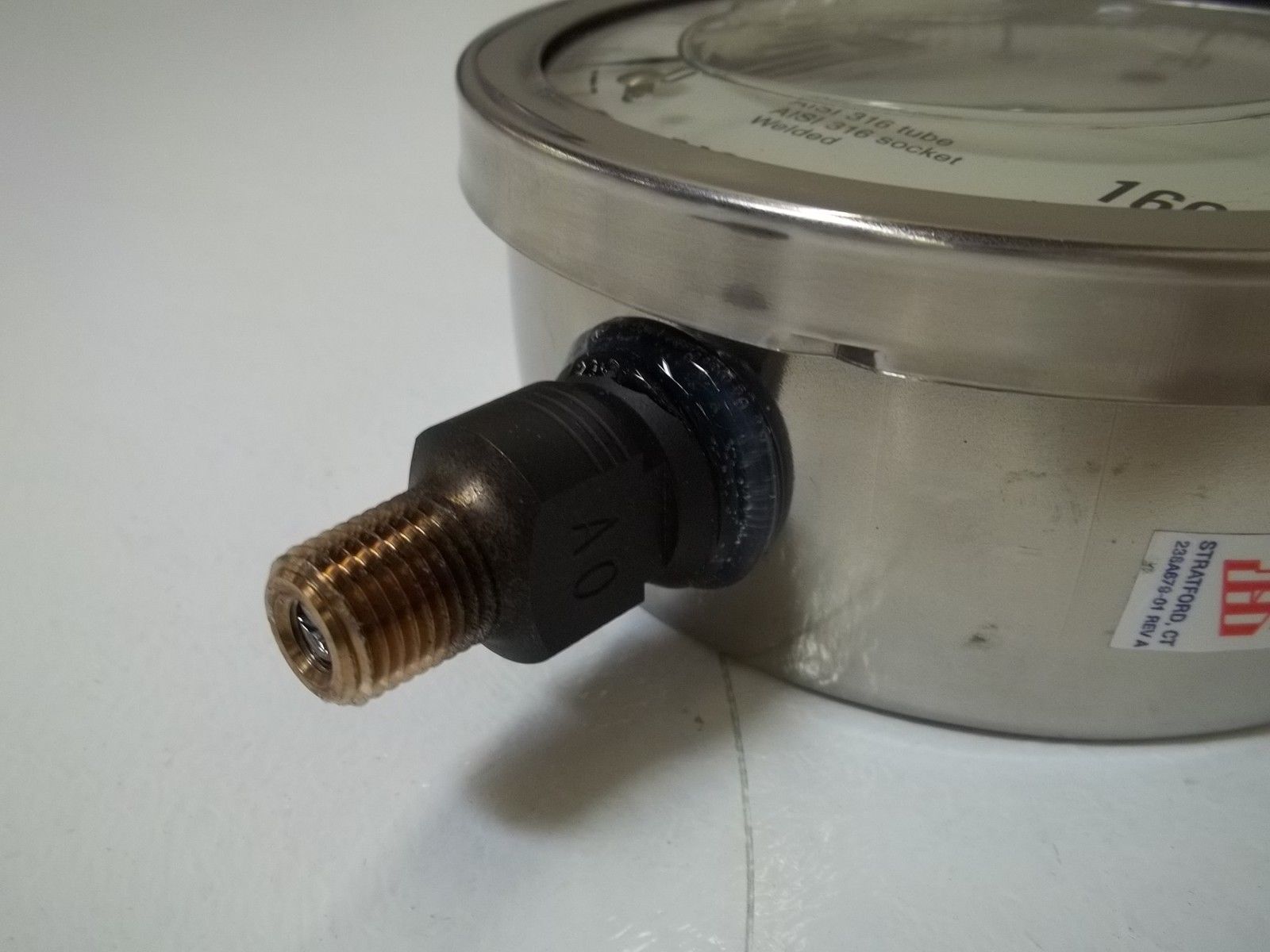 ASHCROFT 451009SL02L-160# DURAGAUGE 0-160 PSI NSMP