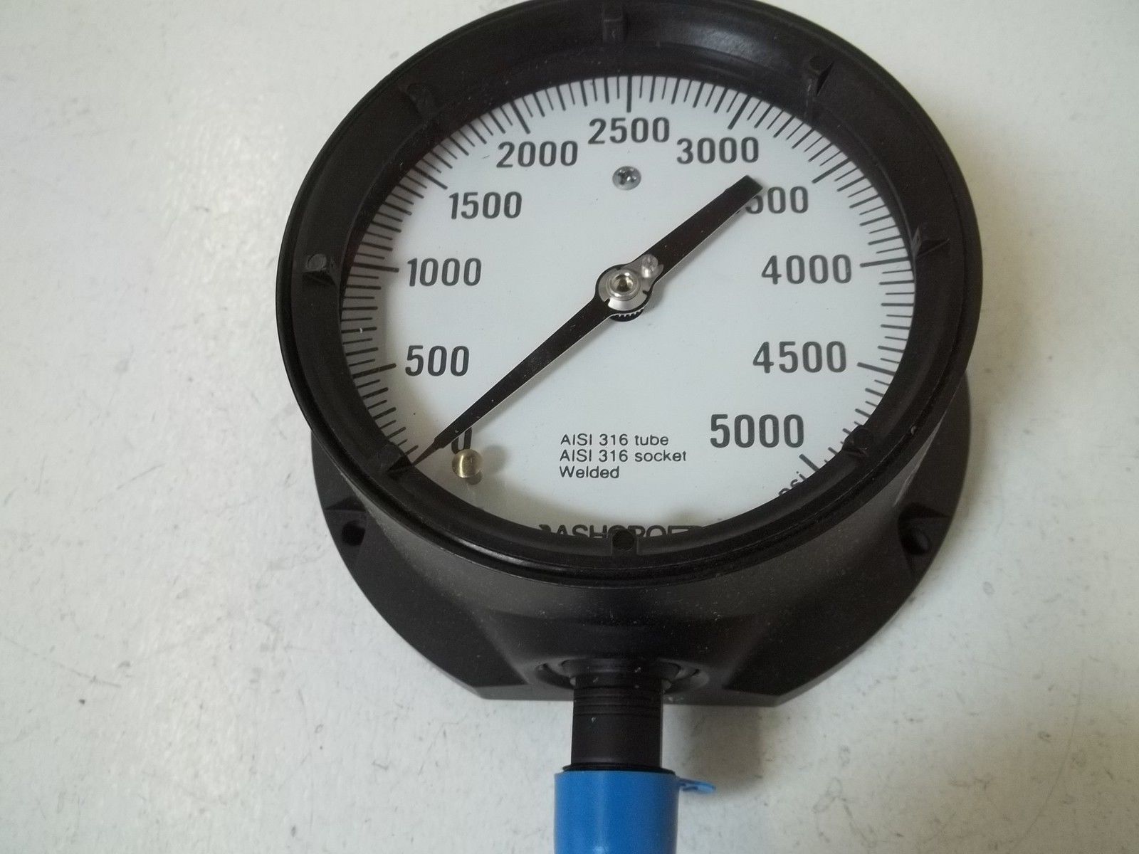 ASHCROFT 451379SS04L-5000# DURAGAUGE 0-5000 PSI NSMP