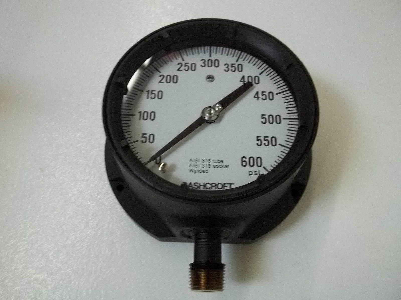 ASHCROFT 451379SS04L-600# DURAGAUGE 0-600 PSI NSMP