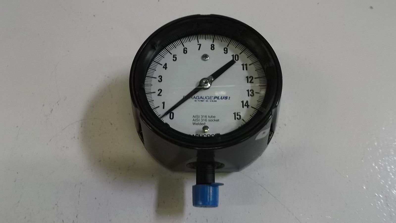 ASHCROFT 451279SS04LXE6LLSG-15# DURAGAUGE 0-15 PSI NSMP