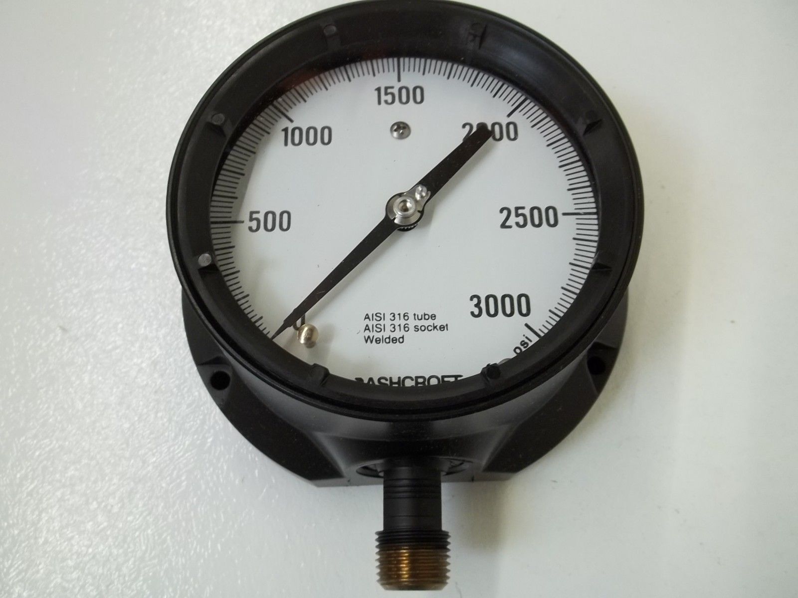 ASHCROFT 451379SSH04L-#2409-3000# DURAGAUGE 0-3000 PSI NSMP