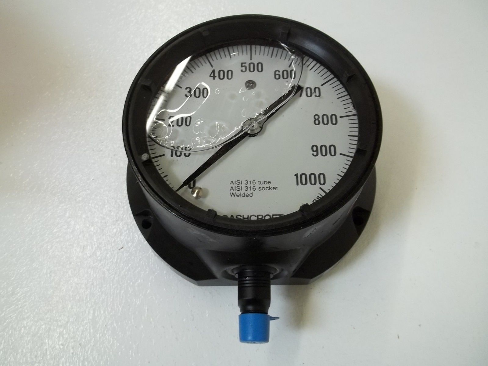ASHCROFT 451379SSL02L-1000# DURAGAUGE 0-1000 PSI NSMP