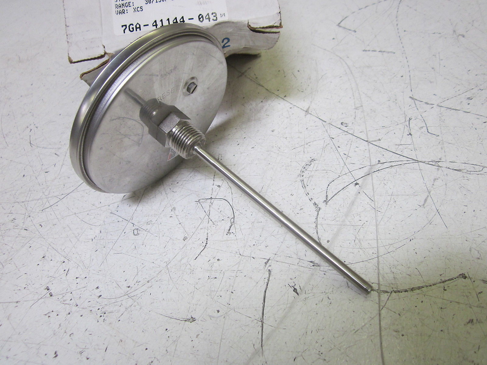 ASHCROFT 50EI60R060-30/130F&0/55C BIMETAL THERMOMETER 6" STEM NSMP