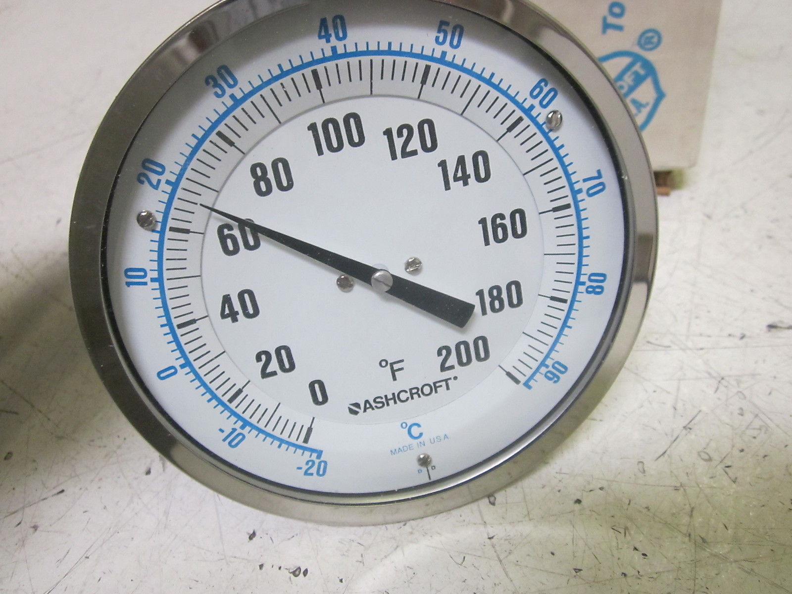 ASHCROFT 50EI60R060-0/200F 6" NSMP