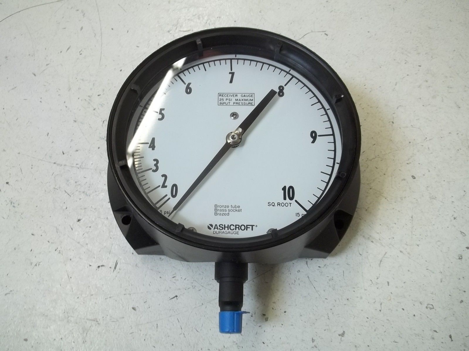 ASHCROFT 601379AS02L-3-15#0-10SQRT GAUGE 0-10 SQRT 3-15 PSI NSMP