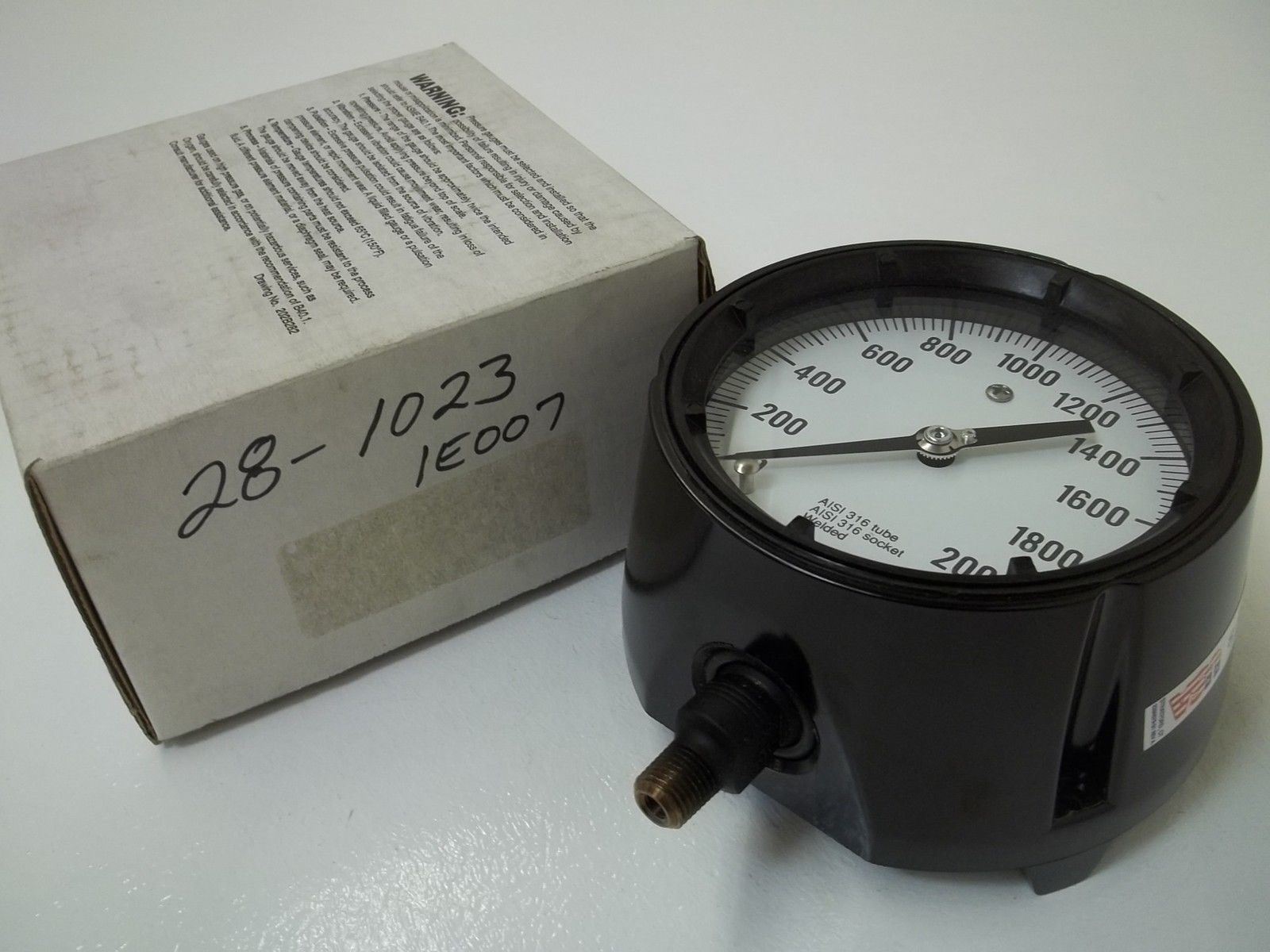ASHCROFT  GAUGE 0-2000PSI NSMP