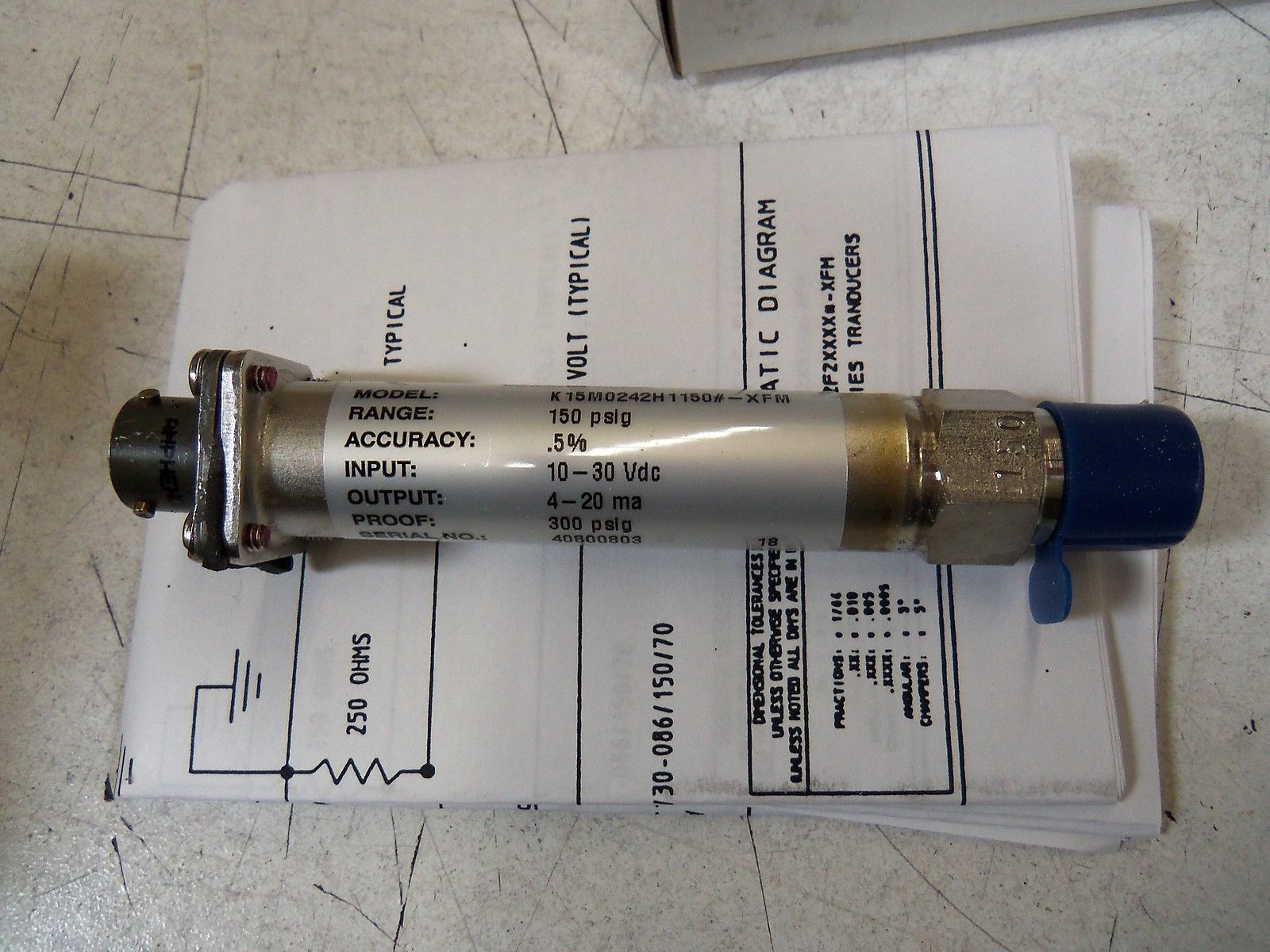 ASHCROFT K1-5-M02-42-H1-XFM *NEW IN BOX*