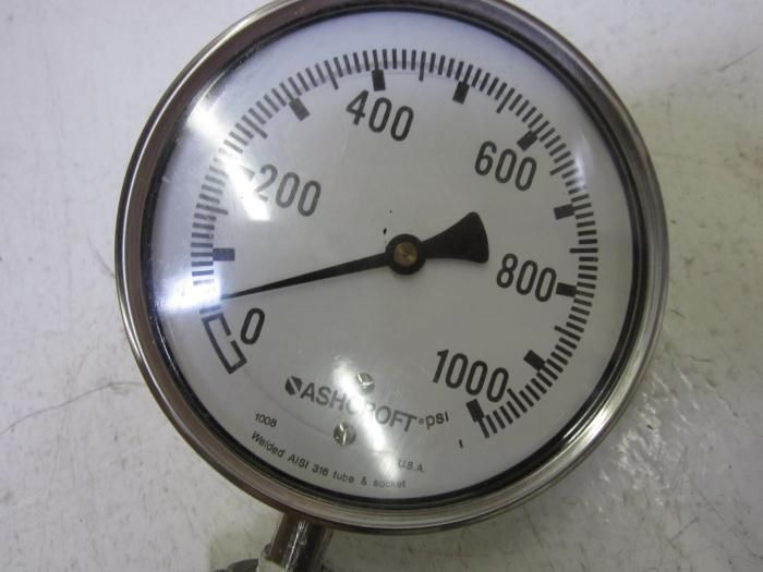 ASHCROFT Q-8962 0-1000 PSI UNMP