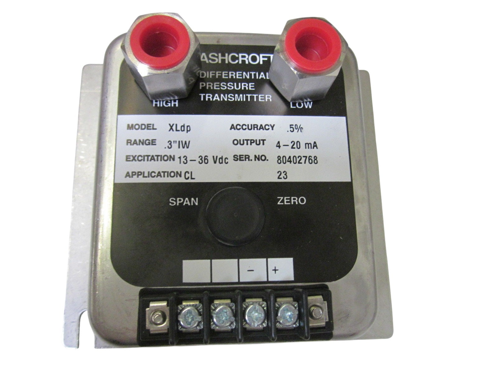 ASHCROFT XL-5-F02-42-ST NSMP