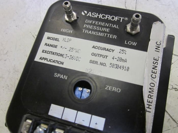ASHCROFT XLD025C0MB242AB025 PRESSURE TRANSMITTER (AS PIC.)  UNMP