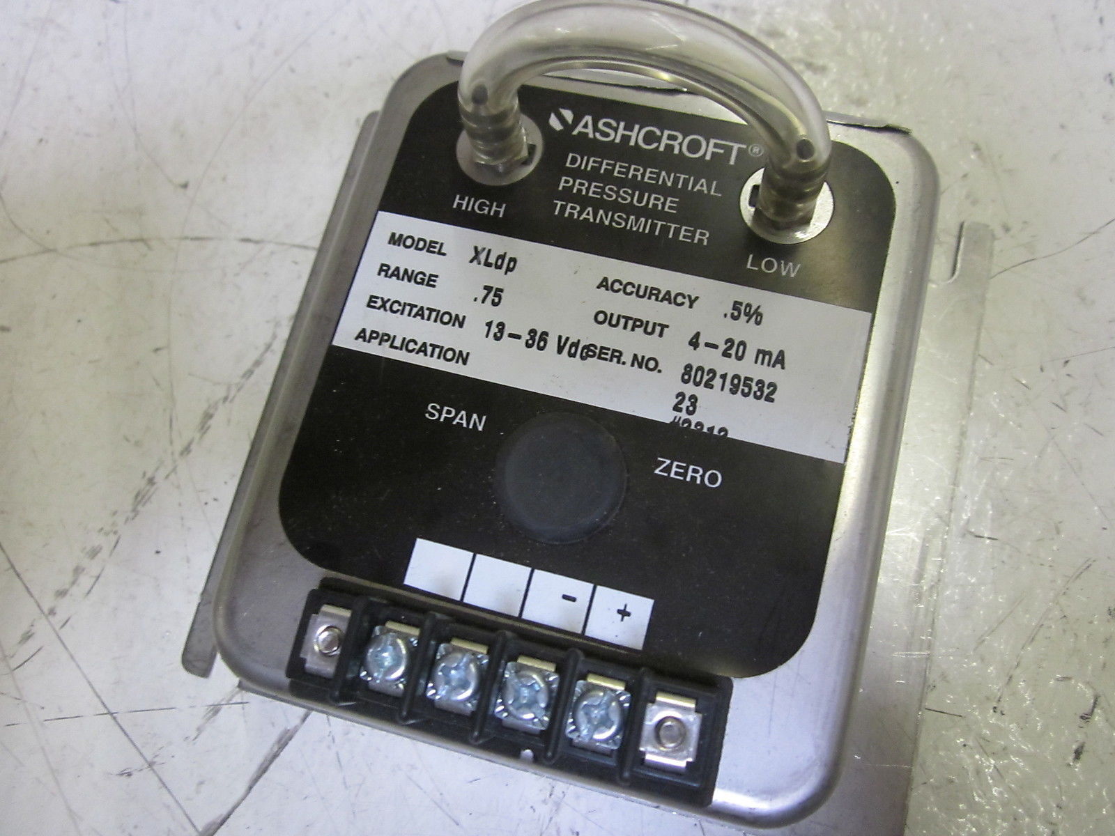 ASHCROFT  XLD050C0MB242A075 PRESSURE TRANSMITTER UNMP