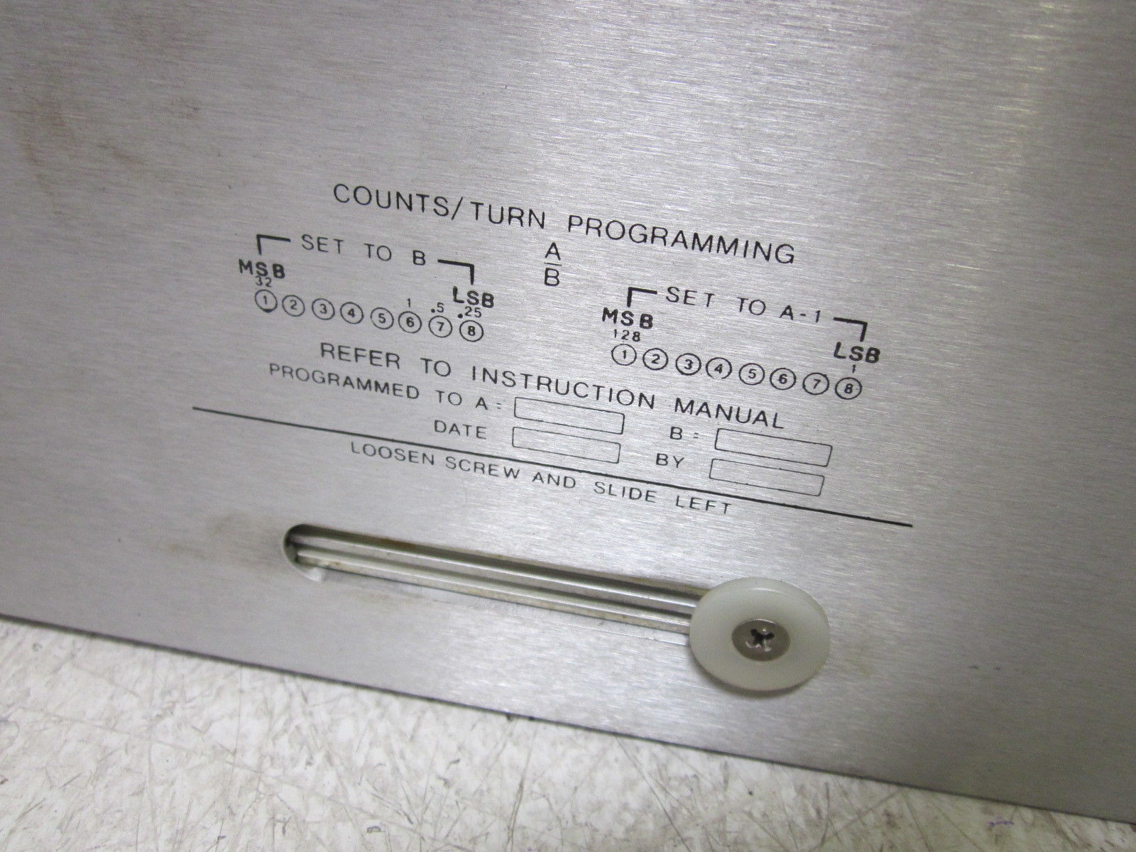 ASI ASTROSYSTEMS INC. P5255-2-1-0 SELSYN INDICATOR UNMP