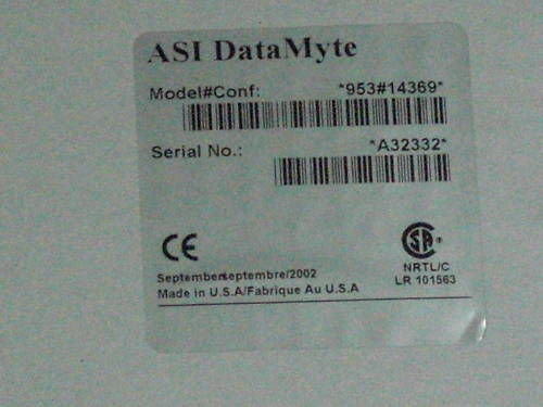 ASI DATAMYTE 953#14369 NSNP