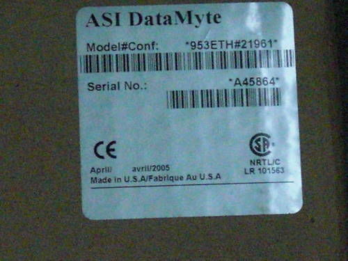 ASI DATAMYTE 953ETH#21961 NSNP
