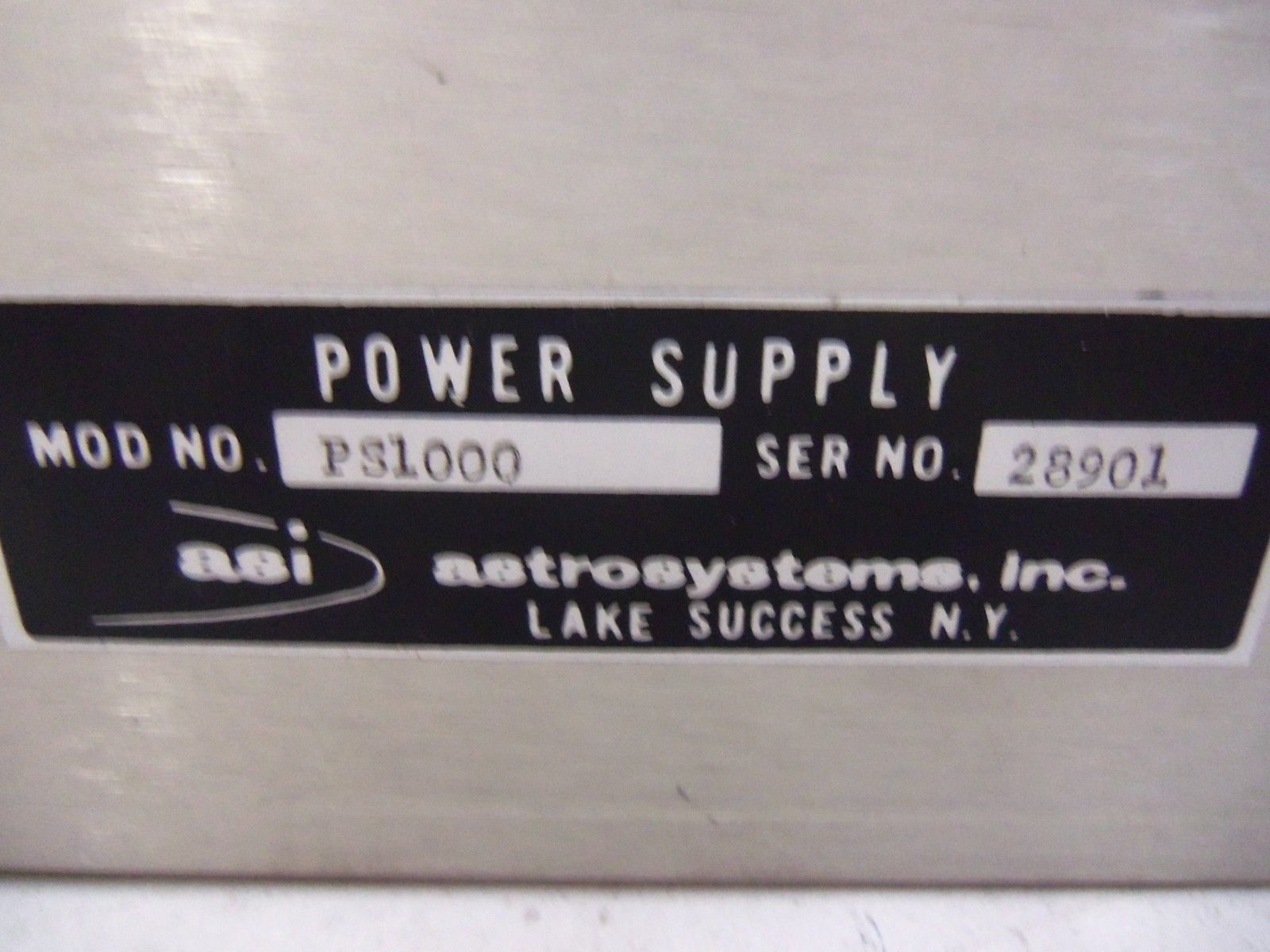 ASI PS1000 POWER SUPPLY *USED*