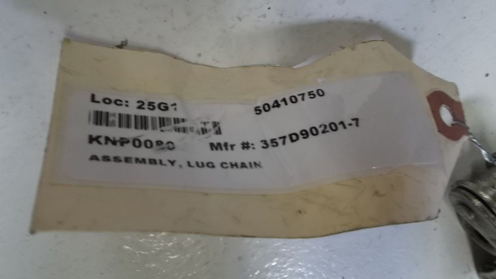 ASSEMBLY LUG CHAIN 357D90201-7 UNMP