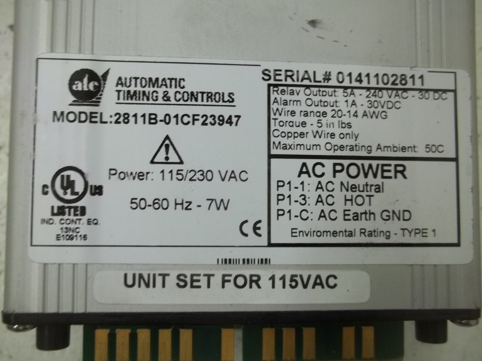 ATC 2811B-01CF23947 UNMP