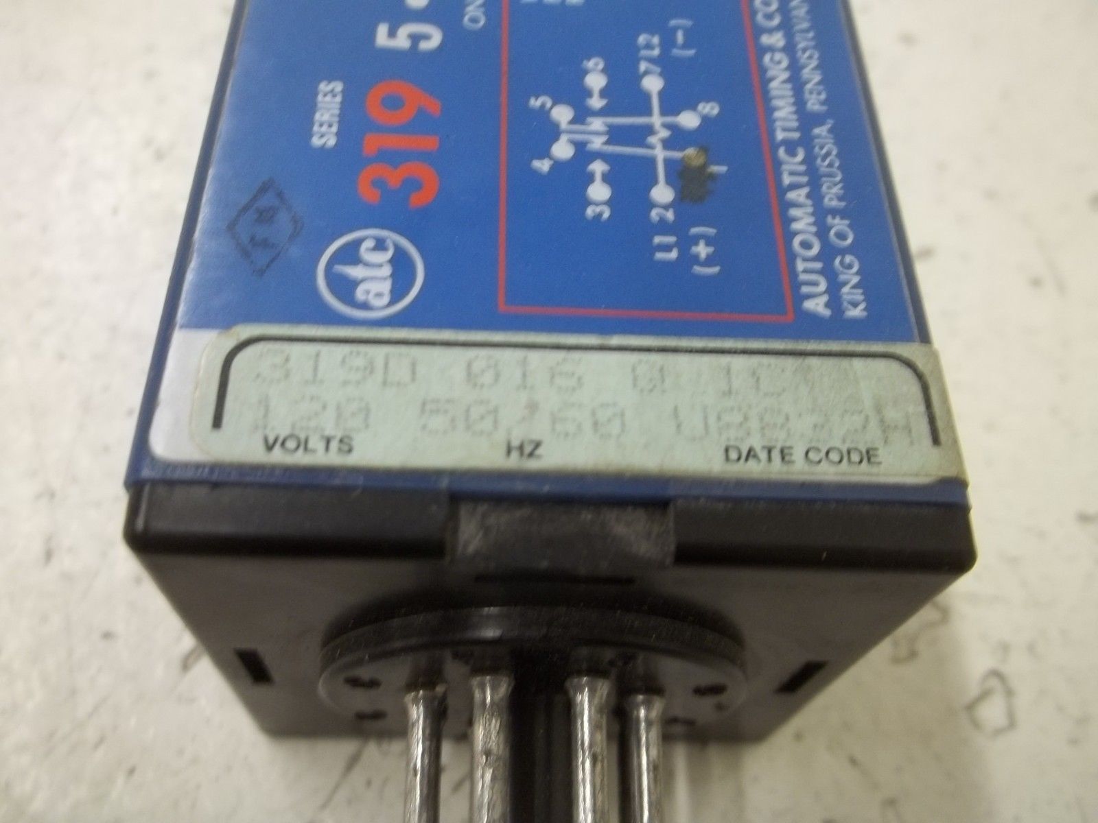 ATC 319D016Q1C TIMER 0-3.0 120V UNMP