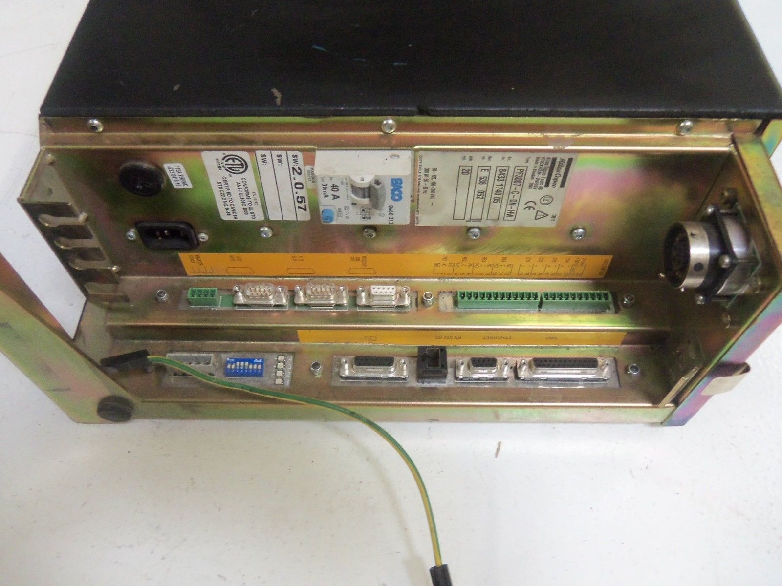 ATLAS COPCO TENSOR S4/S7 PF3007-C-DN-HW NUTRUNNER CONTROLLER UNMP