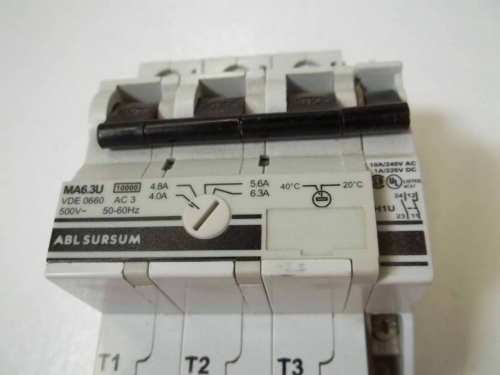 ATLECH CORP. MA6.3U W/H1U MOTOR PROTECTOR UNMP