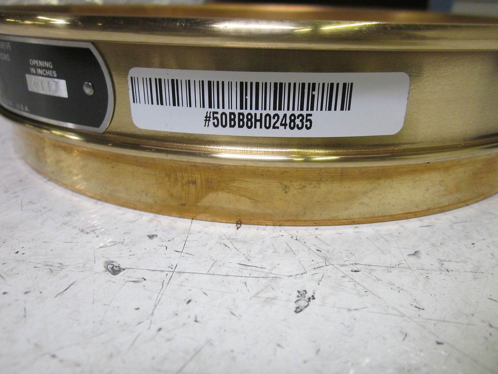 ATM CORP. 50BB8H STANDARD TESTING SIEVE 8" NSMP