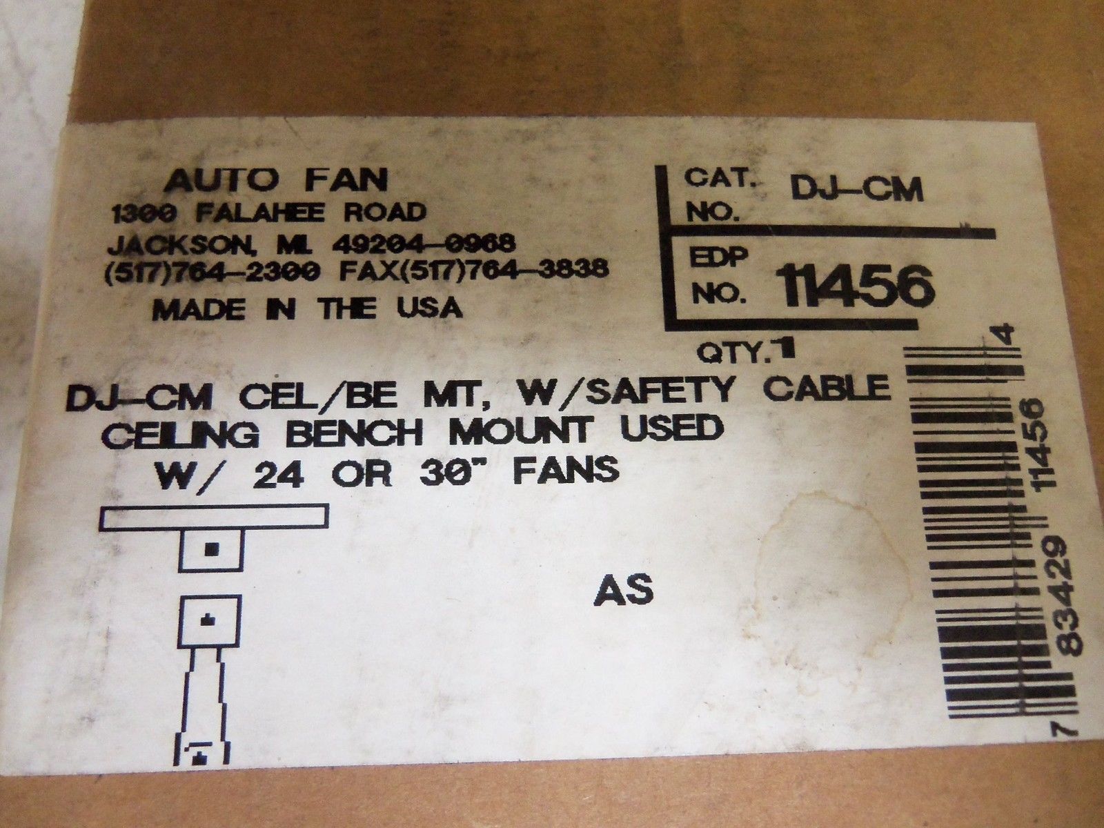 AUTO FAN DJ-CM MOUNT NSMP