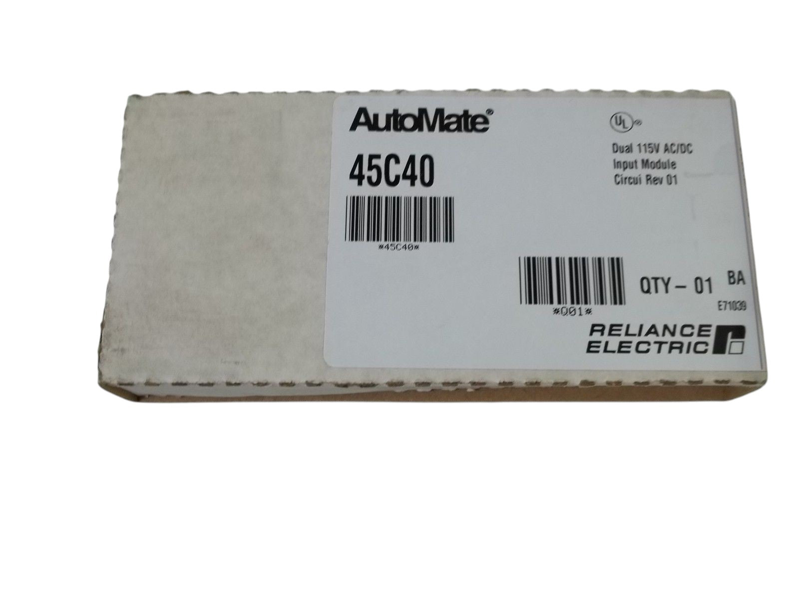 RELIANCE ELECTRIC AUTOMATE 45C40 DUAL INPUT MODULE NSFS
