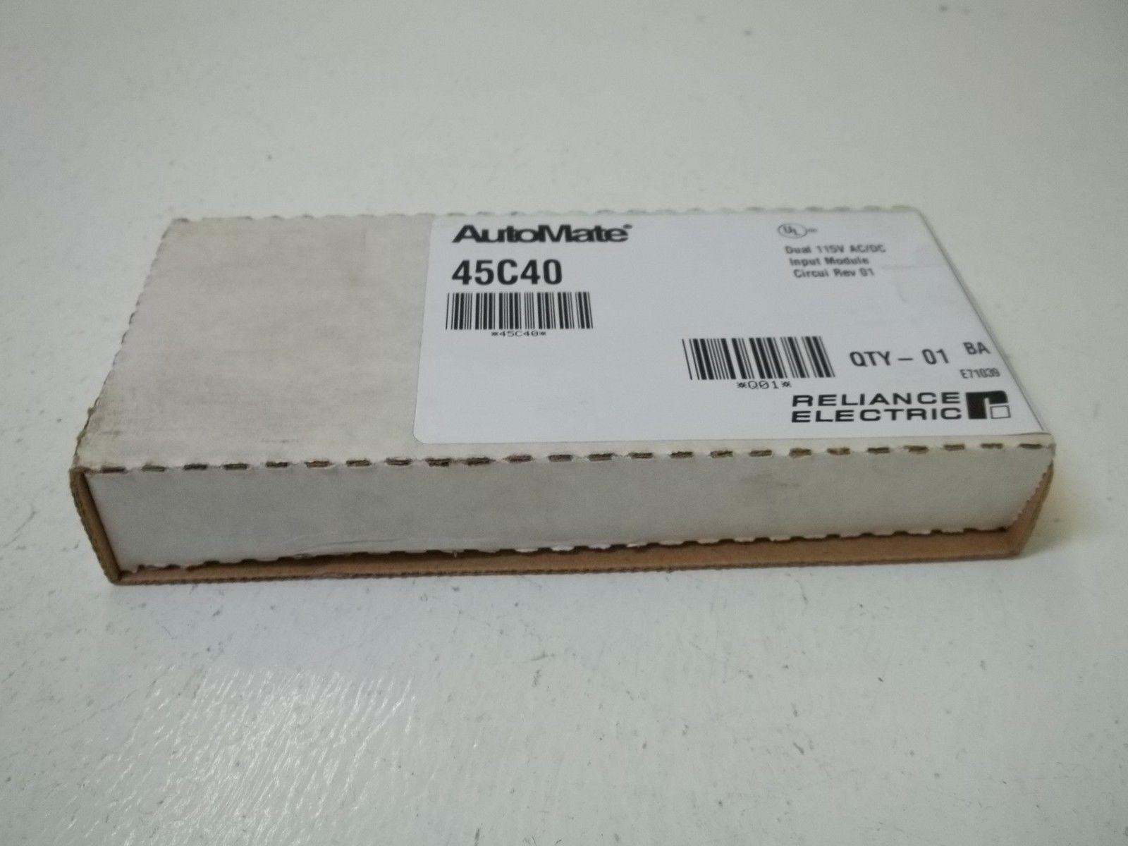 RELIANCE ELECTRIC AUTOMATE 45C40 DUAL INPUT MODULE NSFS