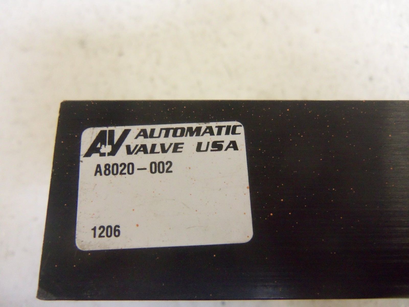 AUTOMATIC VALVE A8020-002 VALVE UNMP