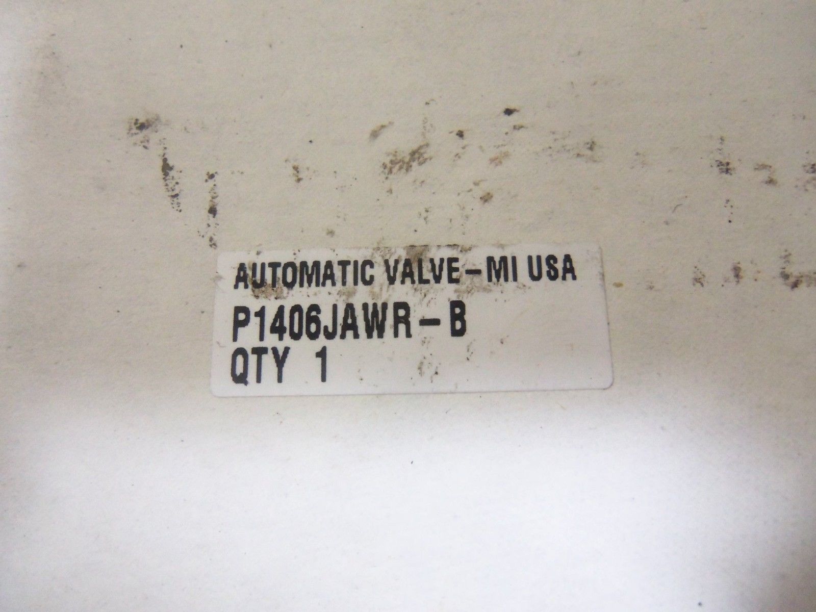 AUTOMATIC VALVE P1406JAWR-B NSMP