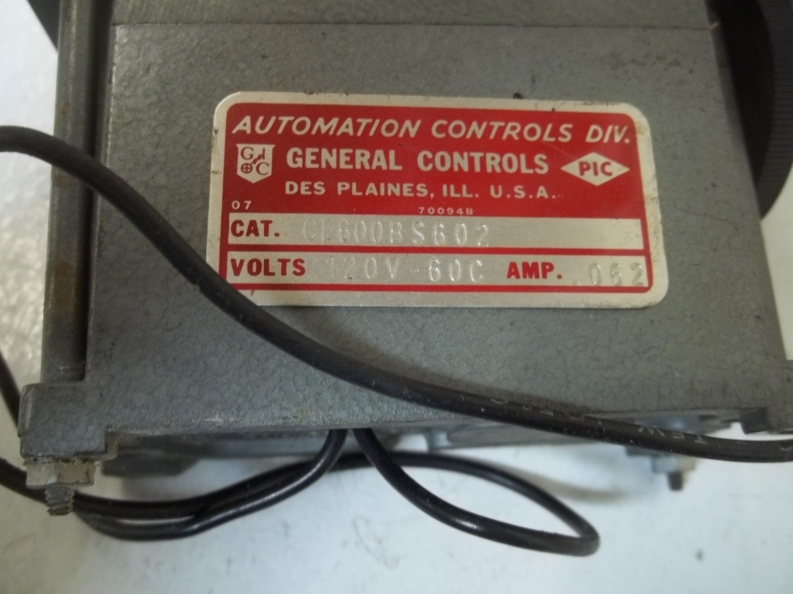 AUTOMATION CONTROLS CE600BS602 PROGRAMMABLE CONTROLLER UNMP