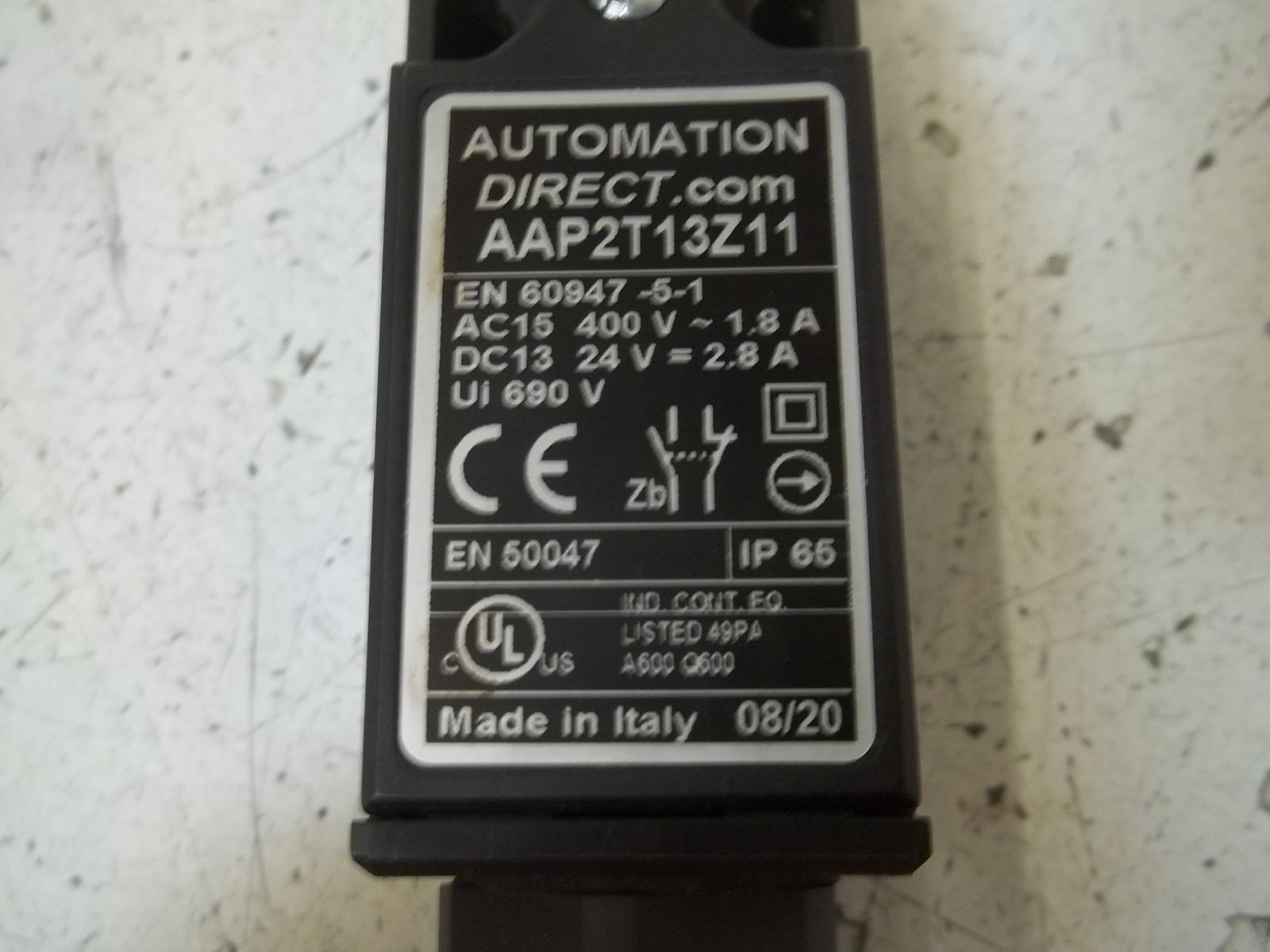 AUTOMATION DIRECT AAP2T13Z11 LIMIT SWITCH UNMP