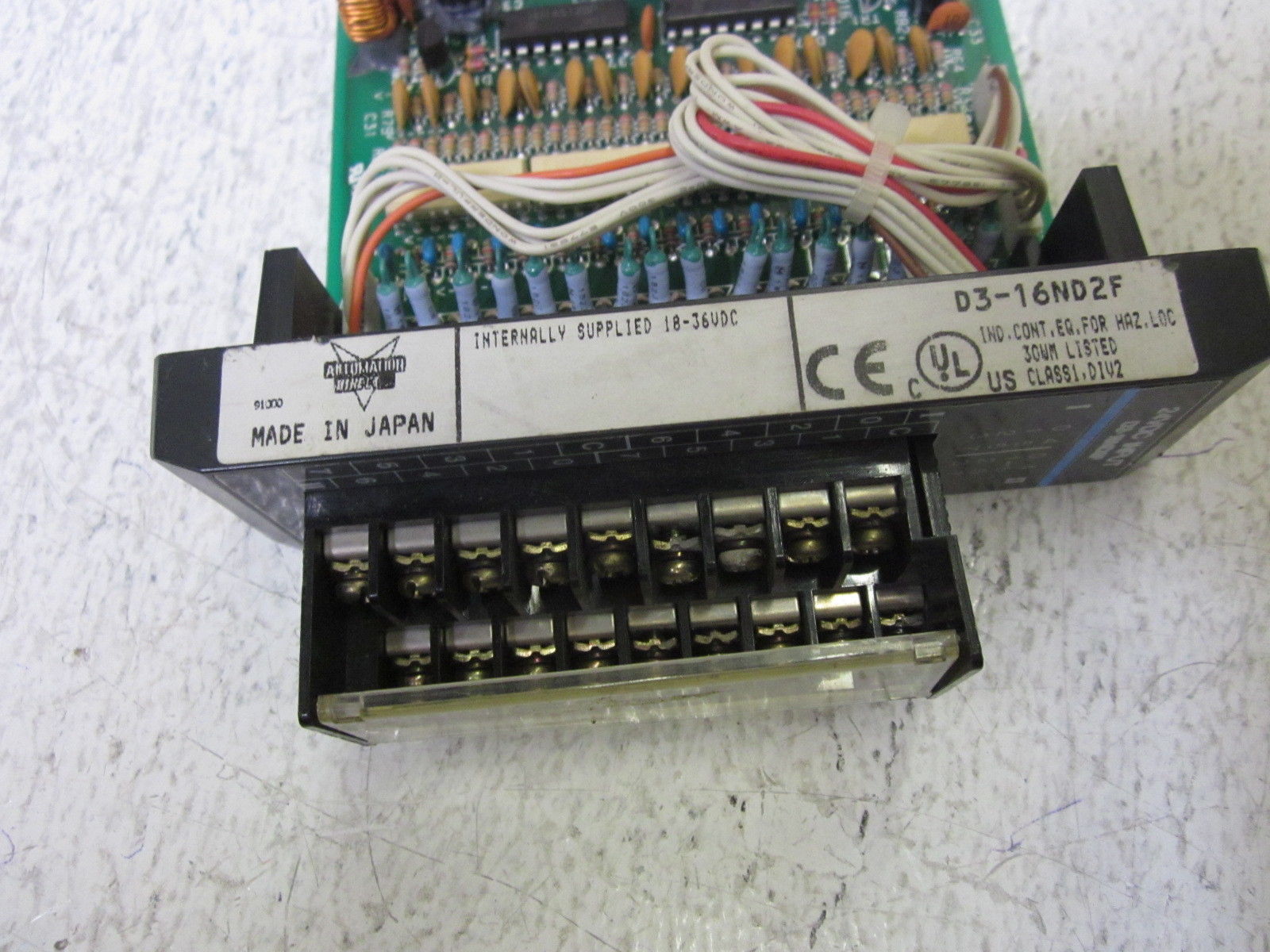AUTOMATION DIRECT D3-16ND2F 24VDC INPUT MODULE  UNMP