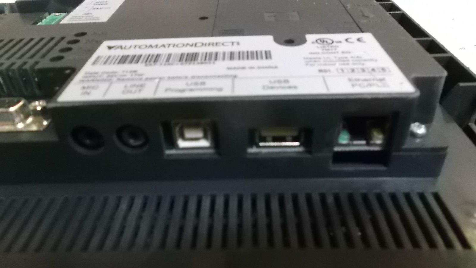 AUTOMATION DIRECT EA7-T10C+07Z13B011 OPERATOR INTERFACE TOUCH PANEL *USED*