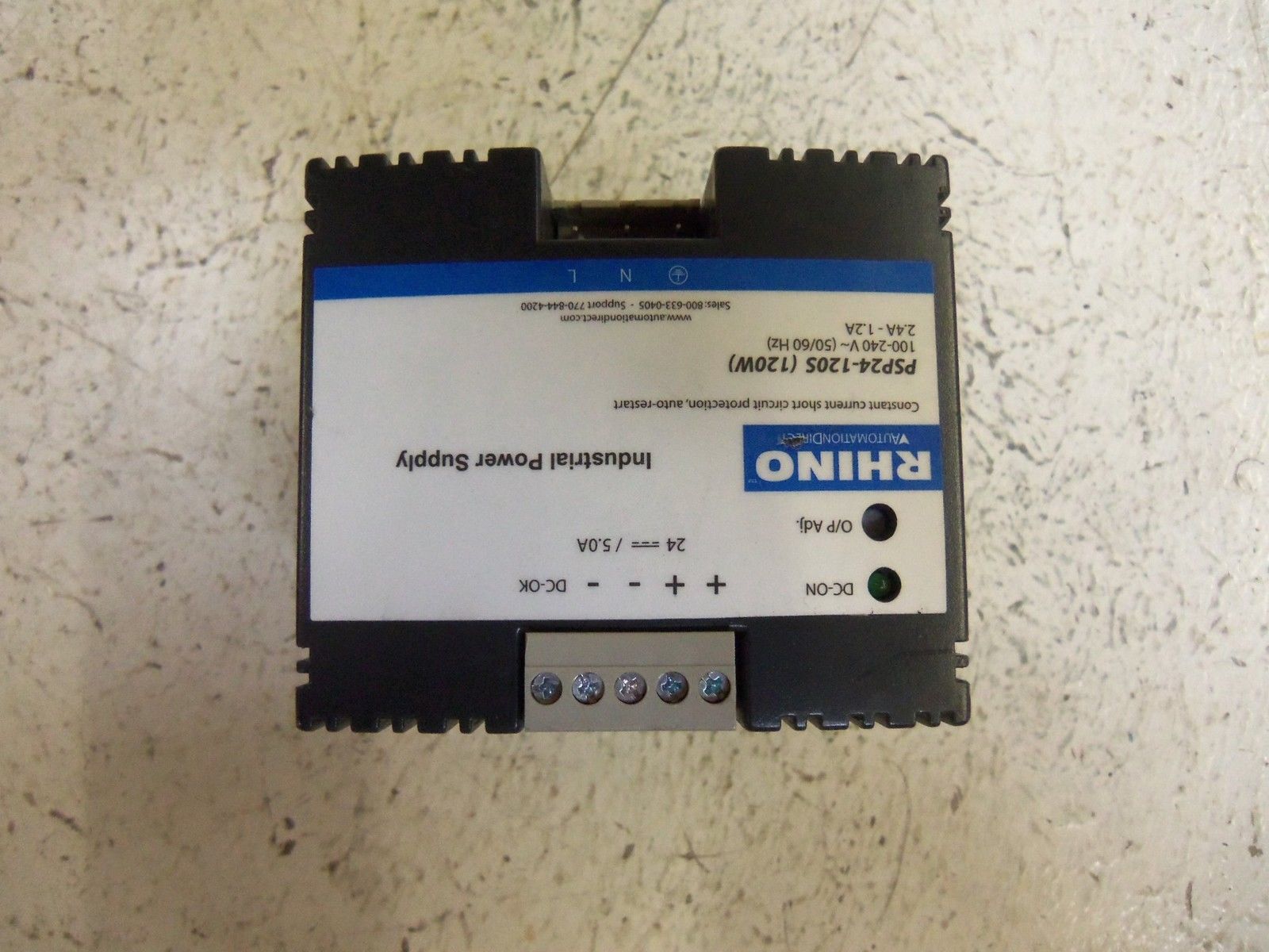AUTOMATION DIRECT PSP24-120S POWER SUPPLY UNMP