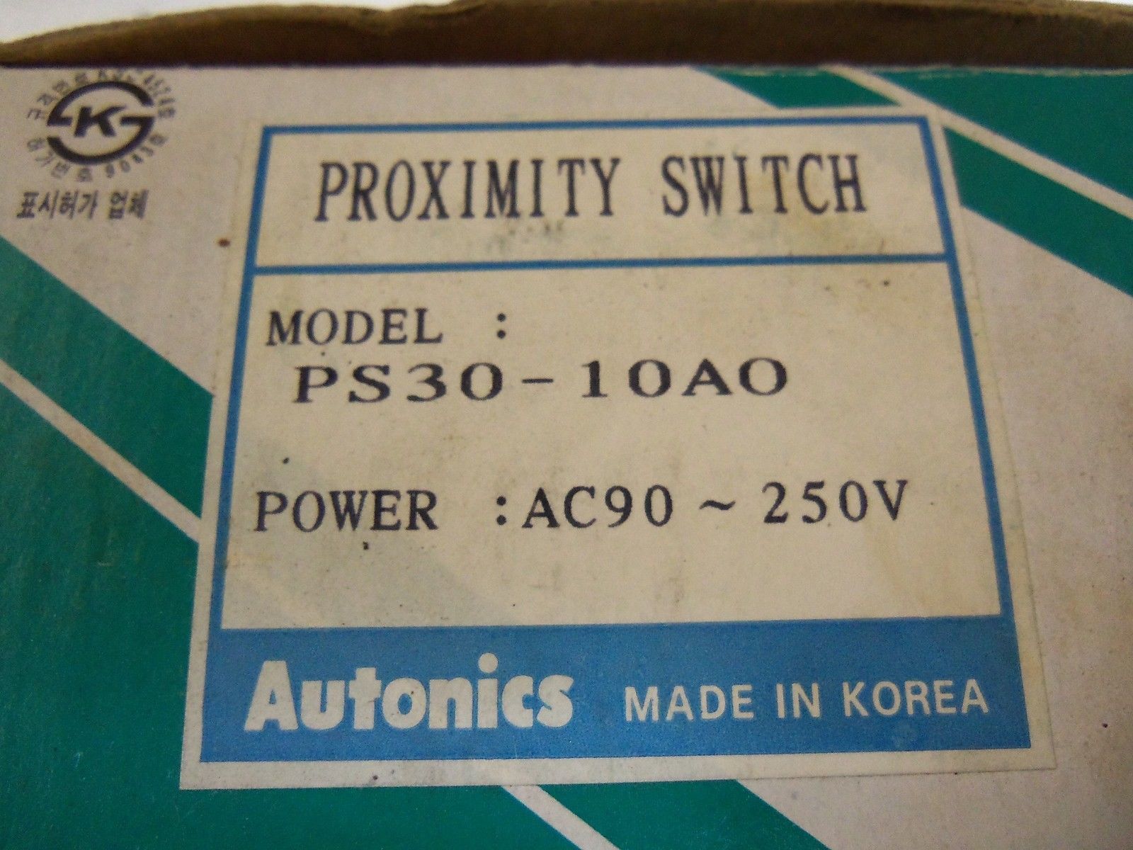 AUTONICS PS30-10A0 PROXIMITY SWITCH NSMP